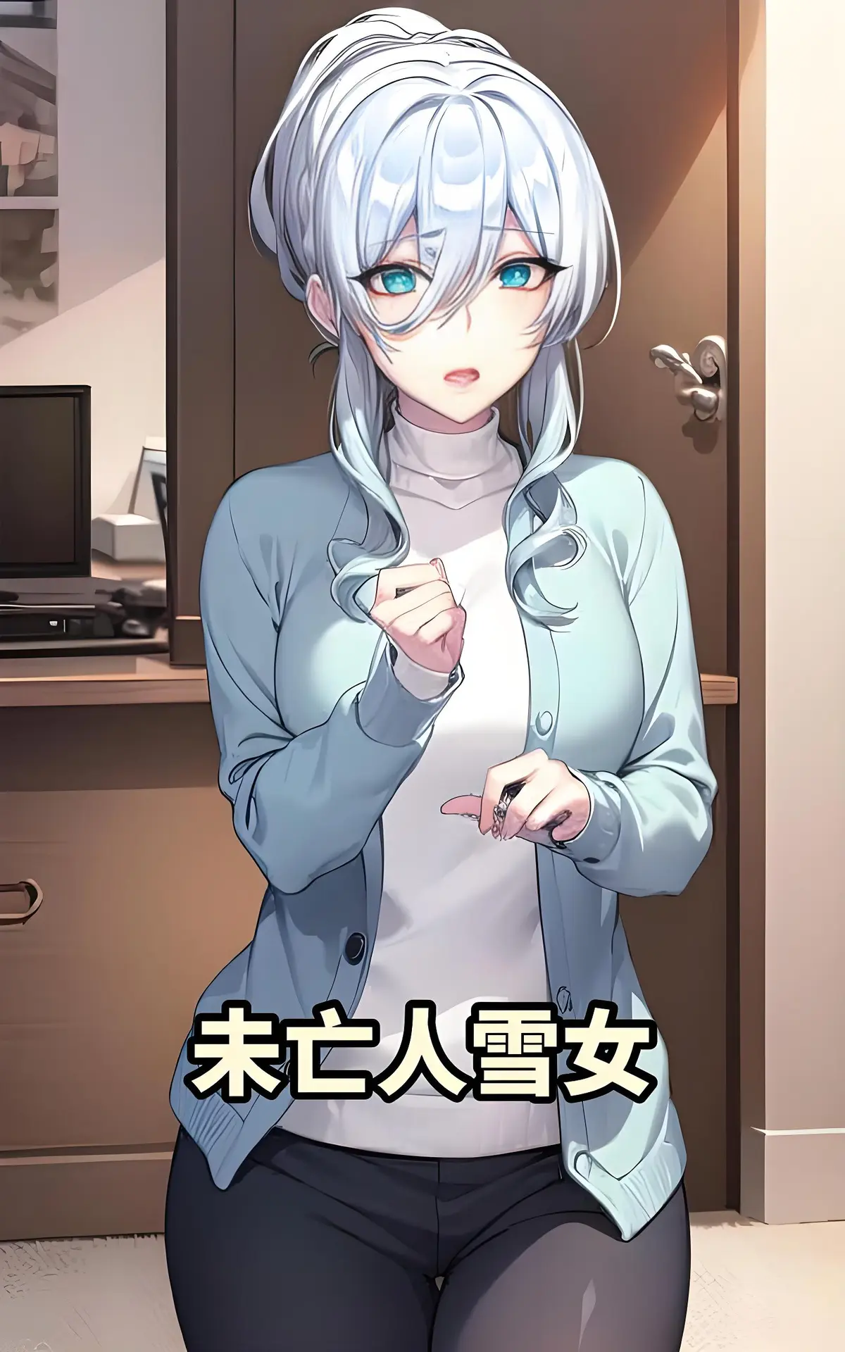 免费看《不擅长交际的未亡人雪女与诅咒戒指》，全集漫画无广告 - 学园里的暂停时间，未亡人雪女与诅咒戒指等你探索 - HD高清体验